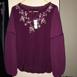 PURPLE VERY LIGHT BLOUSE